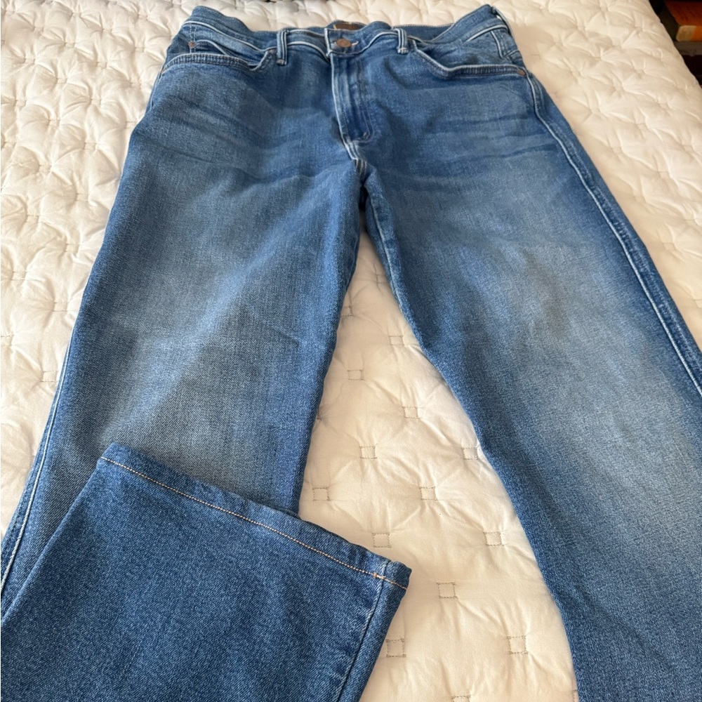 MOTHER Women Blue Denim Jeans